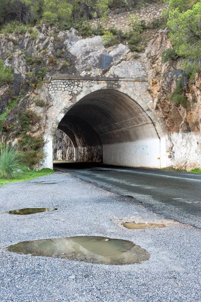 Alpujarra Orgiva隧道 — 图库照片