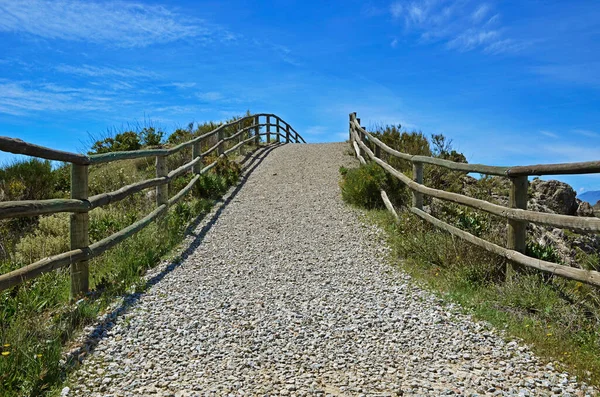 Way Heaven Wooden Railing — Stock Photo, Image