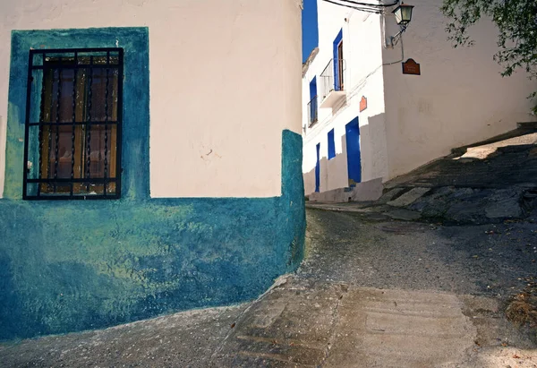 Rua Moura Pequeno Povo Alpujarra Granada — Fotografia de Stock