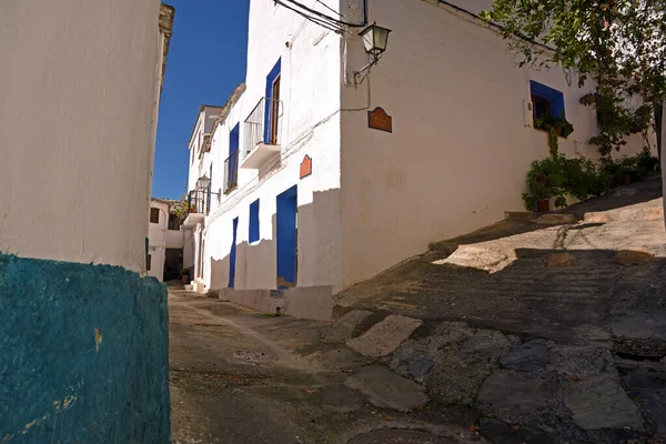 Maurische Straße Einem Kleinen Dorf Der Alpujarra Granada — Stockfoto