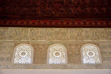 Almajarra Sarayı, Granada 'daki Qubba' nın kafes işi.
