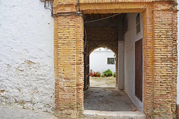 Uma Entrada Pátio Andaluz — Fotografia de Stock