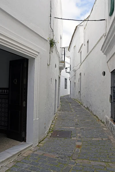 Ulice Sousedství Židů Vejer Frontera Cádiz — Stock fotografie