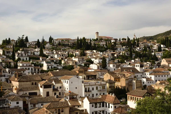 Albaicin Kvartalet Granada — Stockfoto