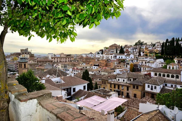Quartiere Albaicin Granada — Foto Stock