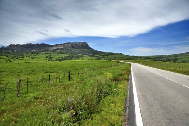 Cadiz 'in Tarifa, Bologna plajına giriş yolu