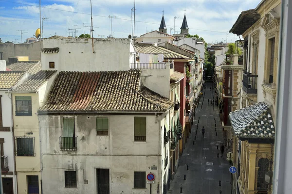 Granada Sokak Çatı Manzarası — Stok fotoğraf