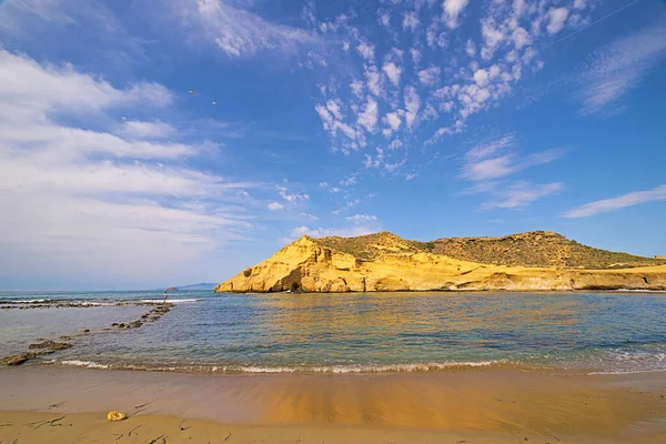 Пляж Скалы Альмерия — стоковое фото
