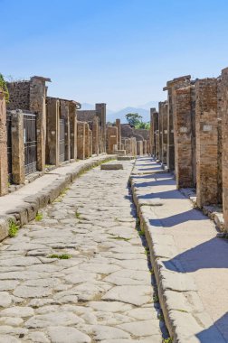Pompeii, İtalya 'da bir sokak