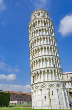 Pisa kulesinin manzarası