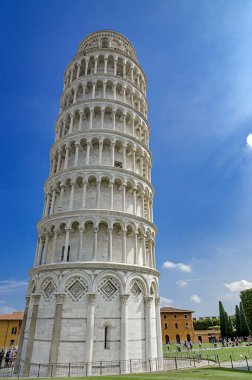 Pisa kulesinin manzarası