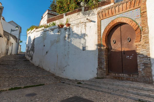 Albaicin Gatan Granada — Stockfoto