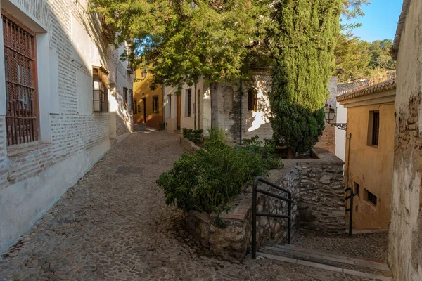 Albaicin Straat Granada — Stockfoto