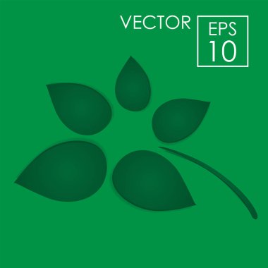 Çiçek yaprakları minimalist tarzda