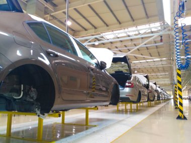 Solomonovo, Ukrayna - 15 Ocak: Skoda Otomobil Büyük Ölçekli Üretimi