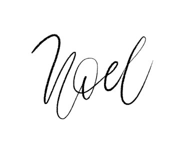 vektör Illustration Noel kelime