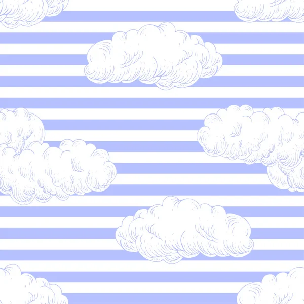 Ilustração Vetorial Nuvens —  Vetores de Stock