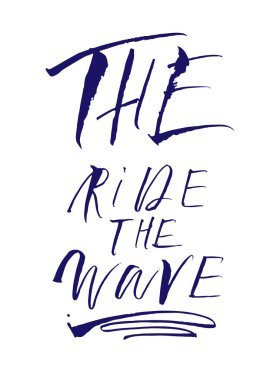 Vektör çizim dalga binmek