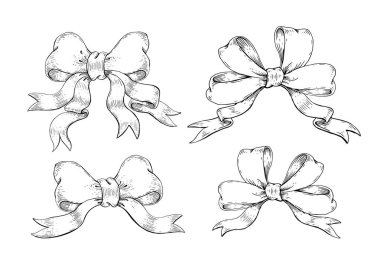 Dört yay vektör çizim