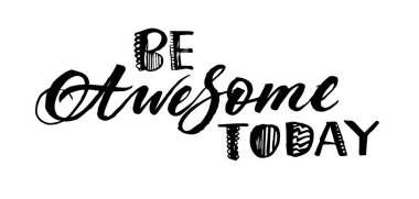 Vektör Illustration bugün harika olmak