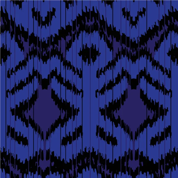 Abstrakter Hintergrund Buntes Ikat Nahtloses Muster Für Textilien Tapeten Karten — Stockvektor