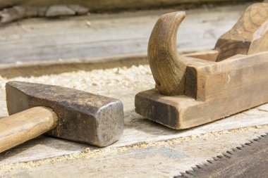 marangoz ve marangoz araçların çalışma