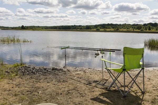 fish on a feeder rod