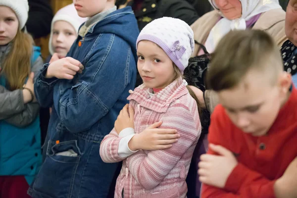 Białoruś Gomel Kwietnia 2018 Klasztorze Nikolski Obchody Świąt Prawosławnych Przygotowanie — Zdjęcie stockowe