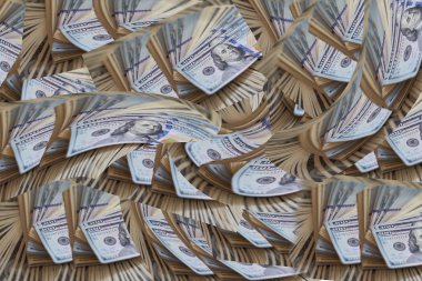 Bulanık görüntü dolar. Soyut dolar