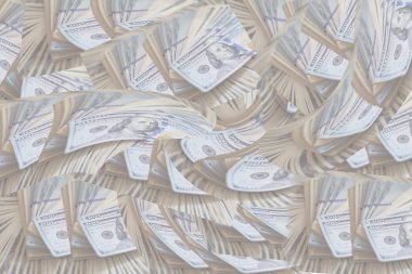 Bulanık görüntü dolar. Soyut dolar