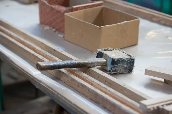 Meubelen Hamer Speciale Hamer Voor Productie Van Meubels — Stockfoto