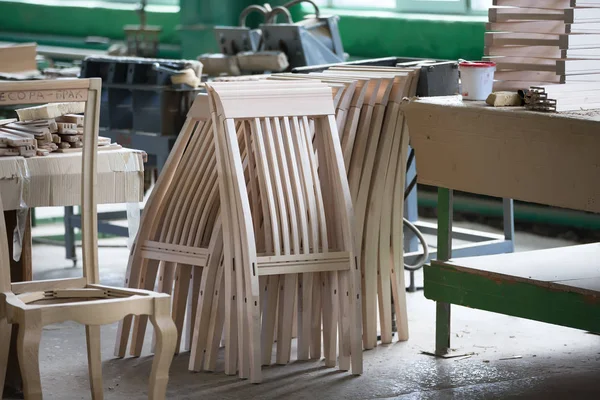 Making Chairs Manufacture Chairs — Stock Photo, Image