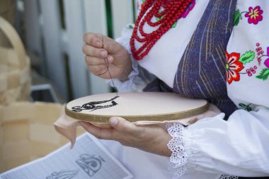 Beyaz Rusya, Gomel şehir, 15 Eylül 2018. Tatil şehri gün. Central Park.