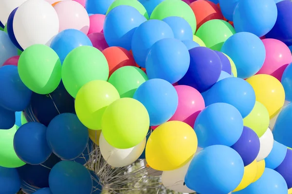 Inflatable Balloons Lot Colorful Balls — Stock Photo, Image