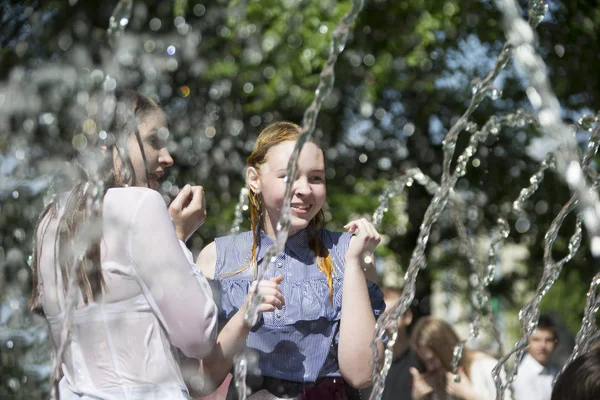 Belarús Ciudad Gomel Mayo 2018 Celebración Del Día Victoria Park — Foto de Stock