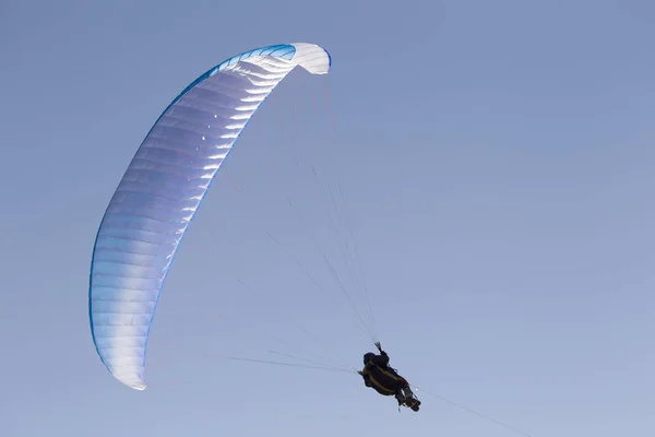 Bielorussia Gomel Ottobre 2018 Esibizioni Sul Parapendio Parapendio Vola Nel — Foto Stock