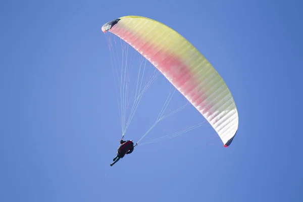 Belarus City Gomel October 2018 Performances Paragliding Paraglider Flies Sky — Stock Photo, Image