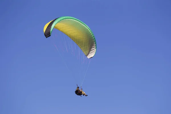 Belarús Ciudad Gomel Octubre 2018 Actuaciones Parapente Parapente Vuela Cielo —  Fotos de Stock