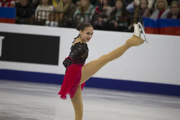 Vitryssland Minsk Januari 2019 Minsk Arena Europeiska Konståkning Championship Alina — Stockfoto