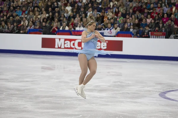 Μινσκ Λευκορωσία Ice Arena 2019 Ευρωπαϊκή Championship Woman Πατινάζ Σκέιτερ — Φωτογραφία Αρχείου