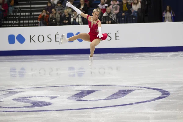 ベラルーシ ミンスク アイス アリーナ 2019 欧州フィギュア スケート Championship Danish フィギュア — ストック写真