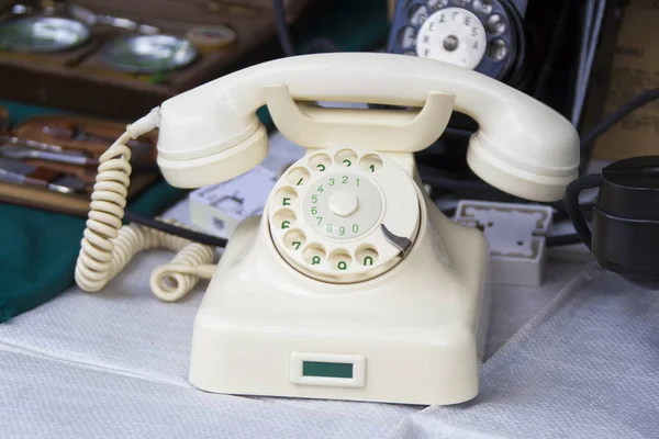 Ryssland Moskva Juli 2018 Centrala Marknaden Vintage Antik Telefon — Stockfoto
