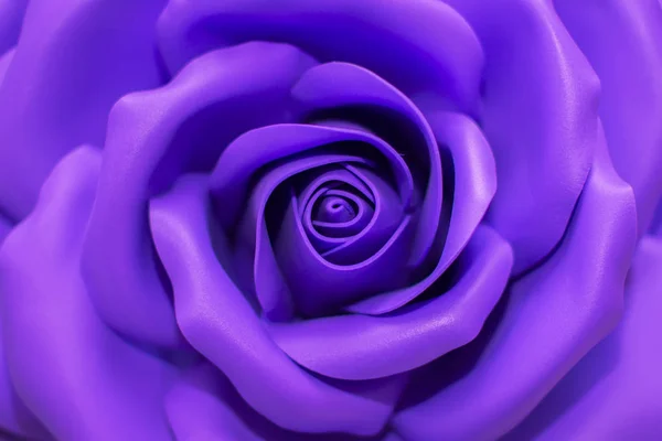 Rosa Artificiale Viola Grande — Foto Stock