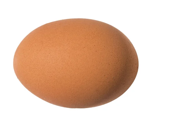 Яйце Крупним Планом Білому Тлі — стокове фото