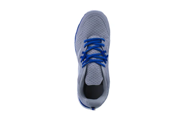 Sneakers Sport Shoes White Background Top View — Stock Photo, Image