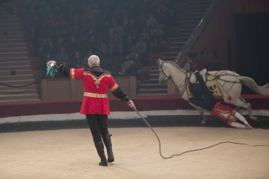 Belarus, Goamel şehri, Nisan 07, 2019. Sirk 