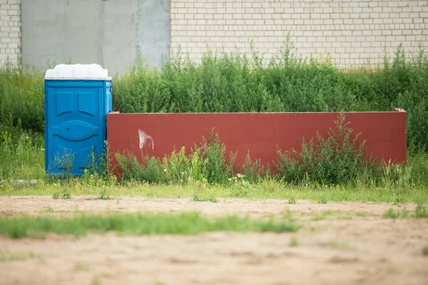 Ecologisch Toilet Vuilniscontainers Toilet Het Strand — Stockfoto