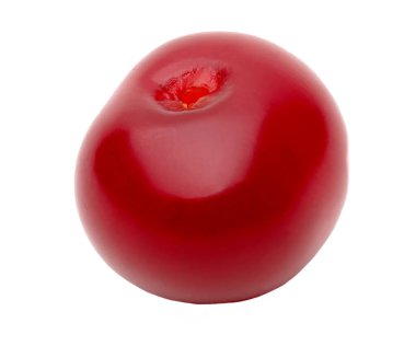 Beyaz arka planda izole edilmiş kiraz çileği.