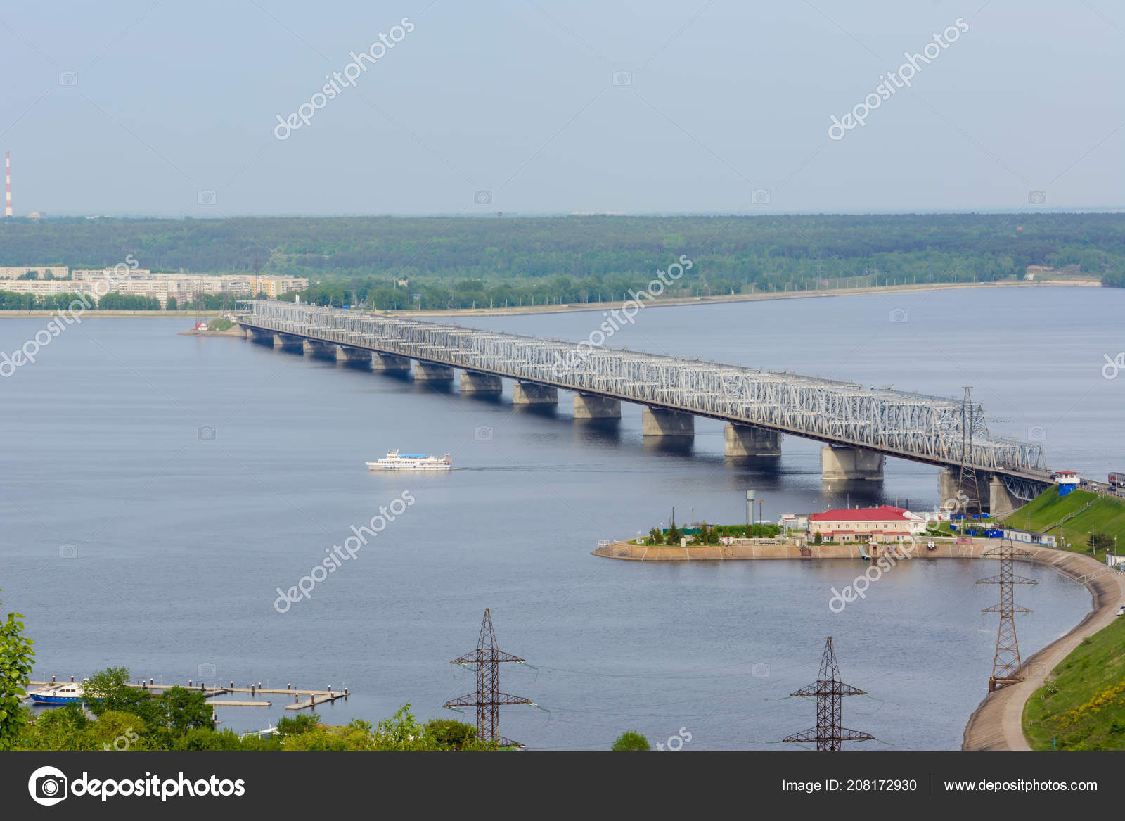 Ульяновск Фото Моста Через Волгу