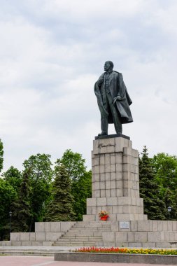 Ulyanovsk Lenin'in anıt 22 Nisan 1940 Lenin Meydanı'na kurulmuştur. Yazarı, ünlü Sovyet heykeltraş Manizer. Rusya, Ulyanovsk. 25 Mayıs 2018
